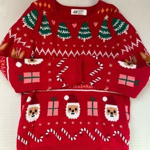H&M  girl’s Christmas sweater size 6-7  new without tags.
